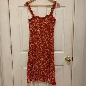 Lulu’s / Medium / Burnt Orange Garden Dress